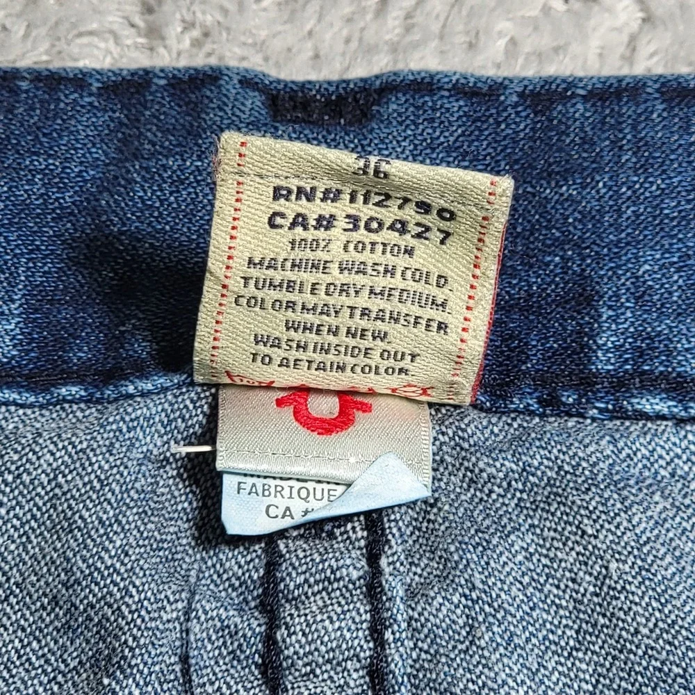 Vintage True Religion Jeans Size 36. CA#30427. Rare Pattern